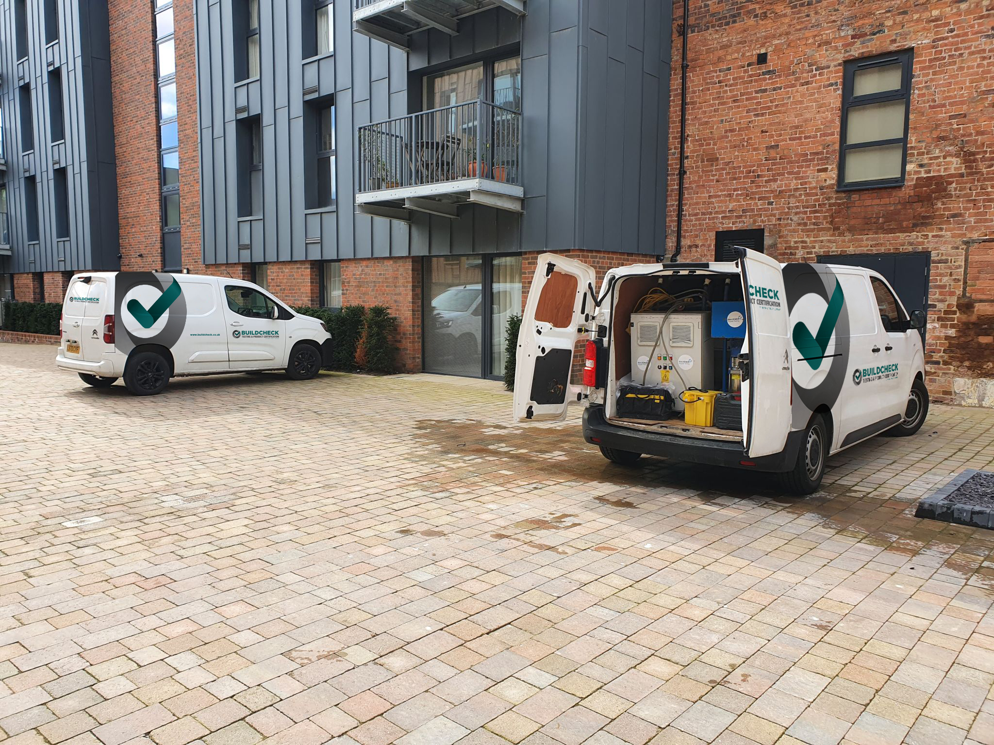 Build Check Vehicles on site at a new project